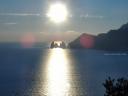 Vista di Capri dalla Punta della Campanella