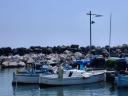 Barche da pesca alla marina Grande