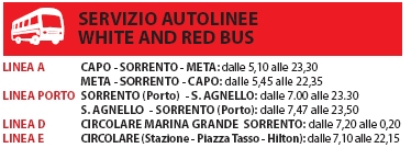Autobus Costa di Sorrento