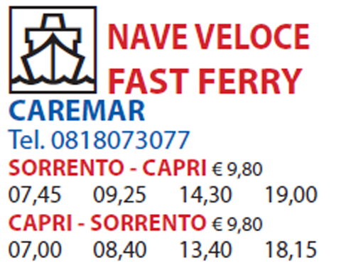 Orario Navi Veloci