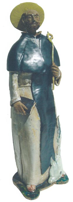 Una Statuetta di Sant’Antonino realizzata dal Maestro Antonio Schisano