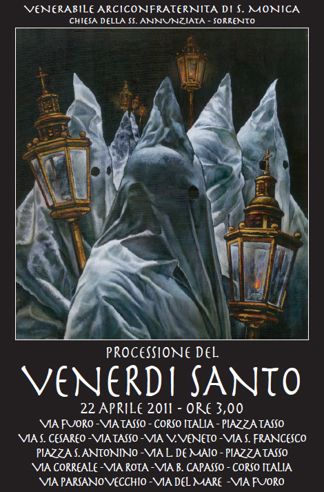 Venerabile Arciconfraternita di S.Monica, Processione del Venerdì Santo 2011