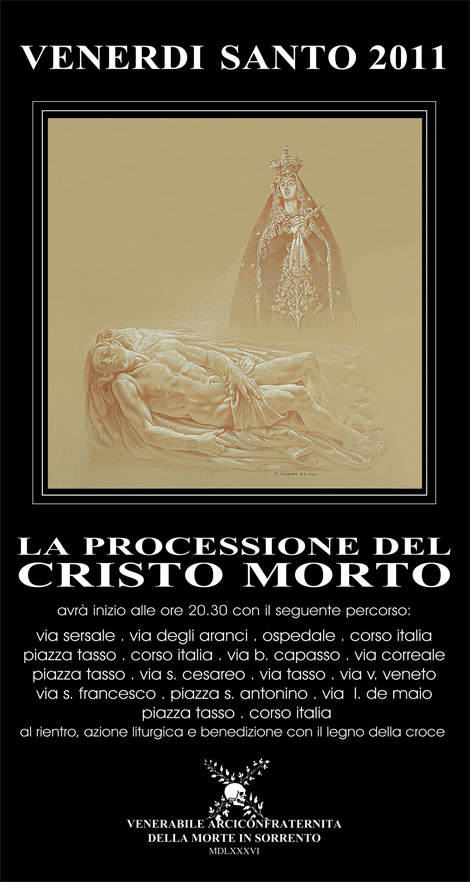 Venerabile Arciconfraternita della Morte in Sorrento, Processione del Cristo Morto 2011