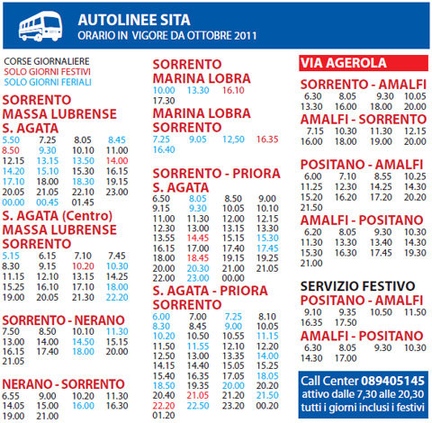 Autolinee SITA 2011