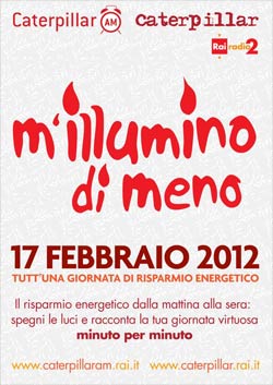 M’illumino di meno 2012