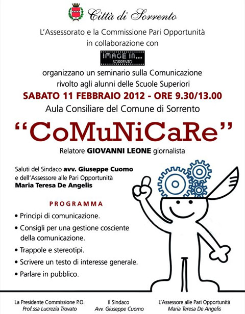 A Sorrento un seminario sulla comunicazione