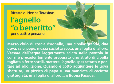 l’agnello “o beneritto”